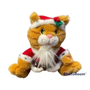 Musical House of Lloyd Plush, The Christmas Kitty, Orange Tabby, Meowy Christmas